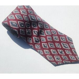 Handmade Via‎ Veneto Mens Dress Tie 100% Silk Hand Tailored